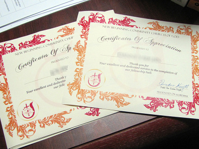 Certificates | Print Design certificate drawing darold dpcreates lettering pinnock typography vision