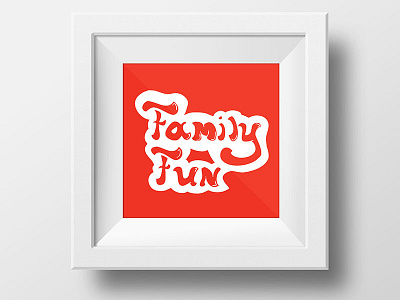 Family Fun Print darold darold pinnock dpcreates drawing family fun lettering pinnock typography vision