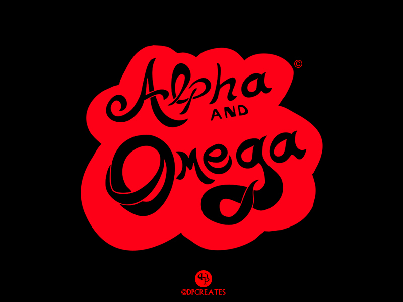 Alpha & Omega alpha and omega darold darold pinnock dpcreates drawing lettering pinnock typography vision