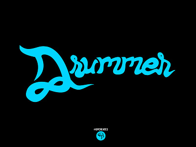 Drummer vectored darold darold pinnock dpcreates drawing drummer drums lettering music musicians pinnock typography vision