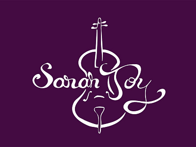 Sarah Joy Logotype darold darold pinnock dpcreates drawing lettering lodotype logo music musician pinnock typography
