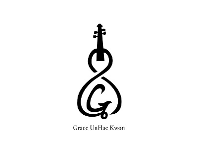 Grace UnHae Kwon logotype Final darold darold pinnock dpcreates drawing lettering logo logo design logotype music musician pinnock typography