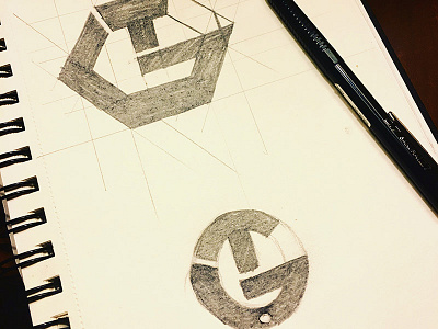 TG Version #3 darold darold pinnock dpcreates drawing lettering logo logotype music musician pinnock typography