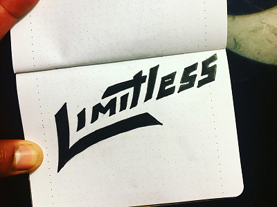 Limitless darold dpcreates drawing lettering pinnock typography vision