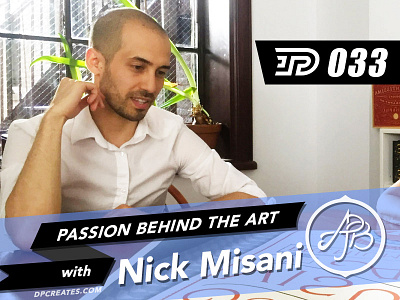 Nick Misani | PBTA Podcast 033 darold darold pinnock dpcreates drawing interview lettering logo logotype pinnock podcast typography