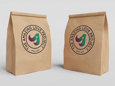 TALP Paper Bags branding darold pinnock design dpcreates lettering logo love nonprofit typography
