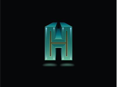 Letter H alphabet darold darold pinnock dpcreates drawing lettering letters logo logotype pinnock typography