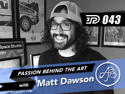 Matt Dawson | PBTA Podcast 043 darold darold pinnock dpcreates drawing lettering logo logotype passion behind the art pinnock podcast typography