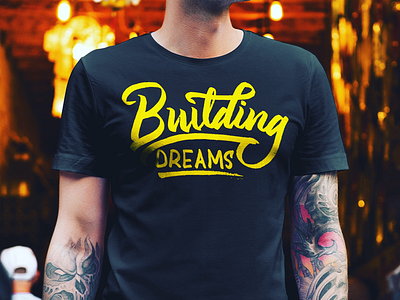 Building Dreams alphabet darold darold pinnock dpcreates drawing lettering letters logo logotype pinnock typography