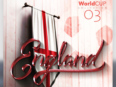 England 🏴󠁧󠁢󠁥󠁮󠁧󠁿 World Cup 2018 alphabet darold pinnock dpcreates fifa lettering letters logo logotype soccer typography world cup