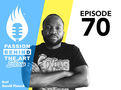 Block Out The Noise. | PBTA Show 070 darold darold pinnock dpcreates drawing lettering logo logotype passion behind the art pinnock podcast typography