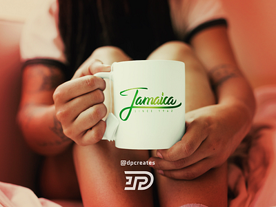 Jamaica Script Mug 🇯🇲 calligraphy cup design dpcreates jamaica script lettering mug typography