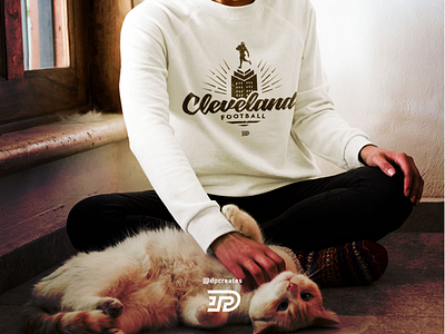 Cleveland Football Crewneck