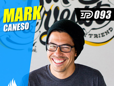 Mark Caneso | PBTA Show 093 design dpcreates lettering logo passion behind the art pbtapodcast podcast typography