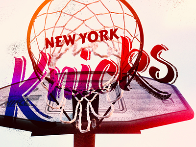 New York Knicks basketball calligraphy design dpcreates graphic design knicks lettering logo nba typography