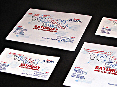 Youth Social Flyers & Cards. cards design flyers graphic design print skilla skilla studio