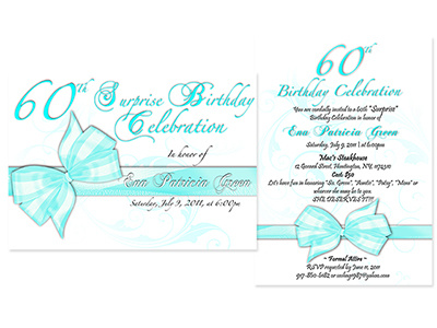 60th Invitation darold pinnock daroldpinnock design invitation print skilla
