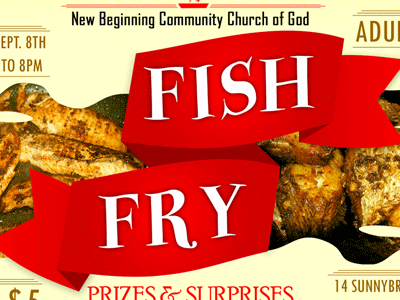 Fish Fry Flyer darold pinnock design fish flyer fry graphic design skilla