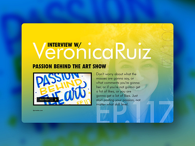 Veronica Ruiz | PBTA Show 117 design dpcreates graphic design layout design typography