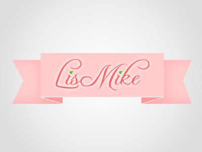 LisMike Logo branding daroldpinnock design lismike logo skilla type typo typography wedding