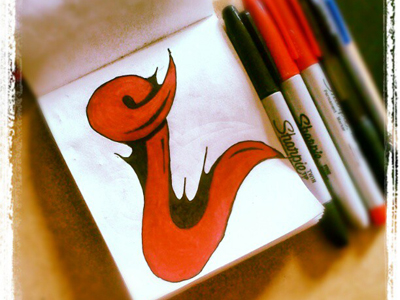 Letter L - My Alphabet Sketch by Darold J. Pinnock on Dribbble