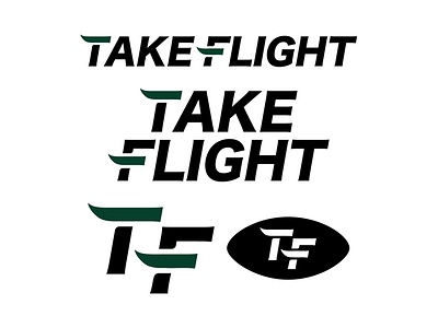 TakeFlight lockup 3 darold pinnock design dpcreates graphic design layout lockups logo logo design typography