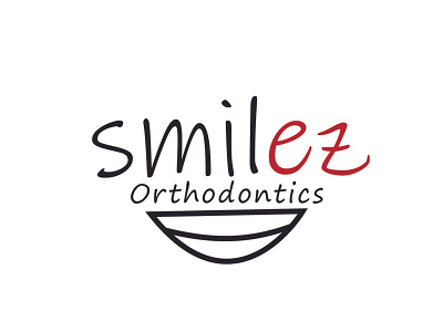 Smiles EZ Orthodontics branding design illustration logo