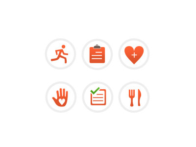 Healthy Icon Set