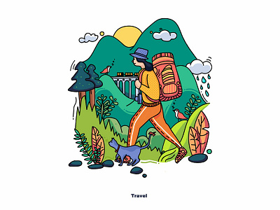 Travel illustration