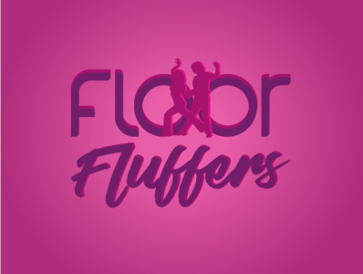 Floor Fluffers dance design graphicdesign illustration logo logodesign typography