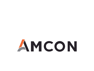 Amcon design logodesign typography vector