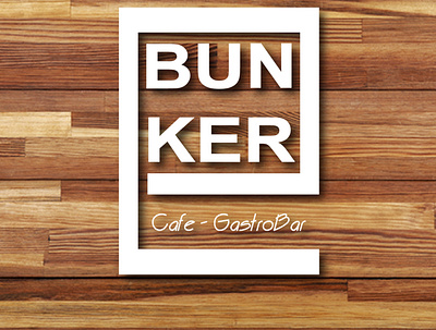 Bunker design flat foodie graphicdesign logo logodesign minimal restaurant restaurant logo vector