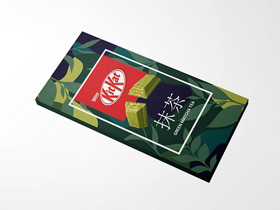 Matcha Kitkat Repackaging Concept Design