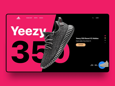 Adidas Yeezy Landing Page