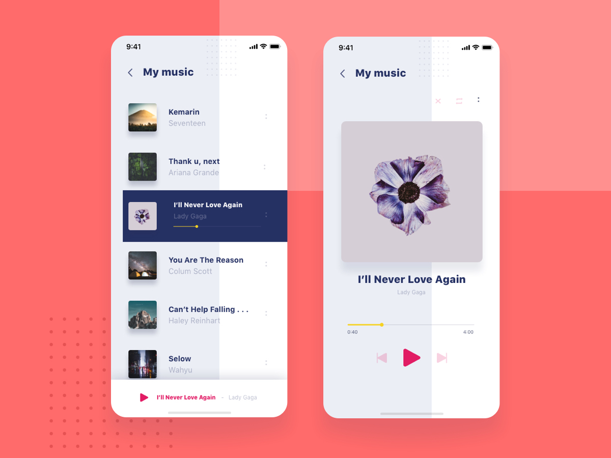 #Exploration - Music Player by Saiful Bahri on Dribbble