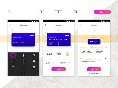 Daily UI #002 002 adobexd checkout creditcard dailyui order payment visa