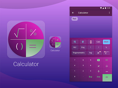 Daily UI #005 005 adobexd appicons calculator daily ui icon user interface