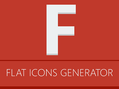 Flat Icons Generator action add on addon flat generator icon icons photoshop