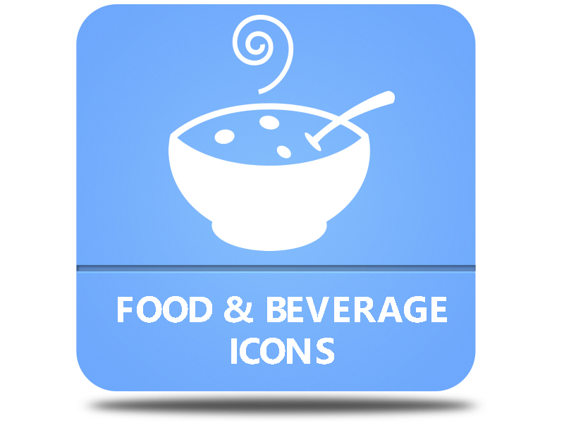 Food & Beverage Icons by Mohamed Mounir Fekri on Dribbble