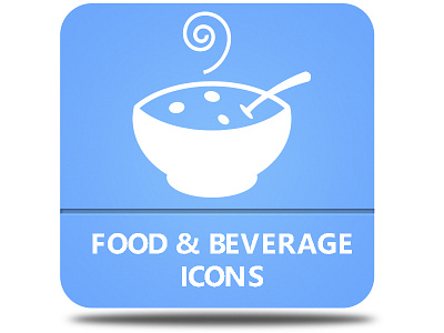 Food & Beverage Icons beverage csh custom food icon icons photoshop png resizable shapes vector
