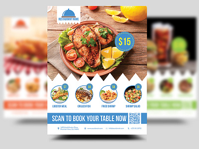 Restaurant Offer Flyer Template creative discount fast flyer food modern offer photoshop print psd restaurant template