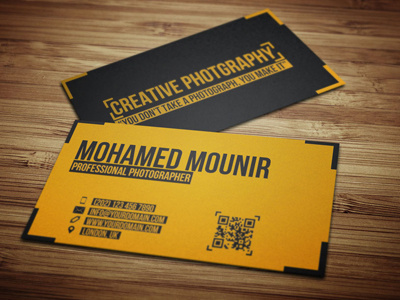 Creative Photography Business Card business card creative photography