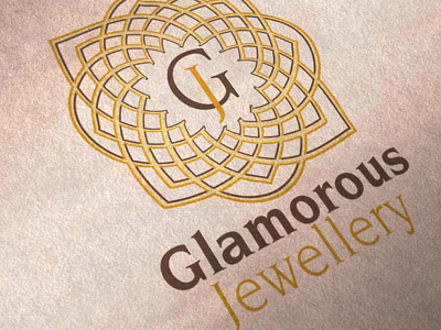 Glamorous Jewellery Logo arabesque business calligraphic calligraphy classy color elegant engagement events fancy full gallery glamorous groups jewelry layered logo ornament ornaments style weeding