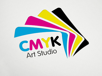 CMYK - RGB Art Studio Logo art catchy cmyk cool creative elegant logo modern professional rgb studio stylish unique