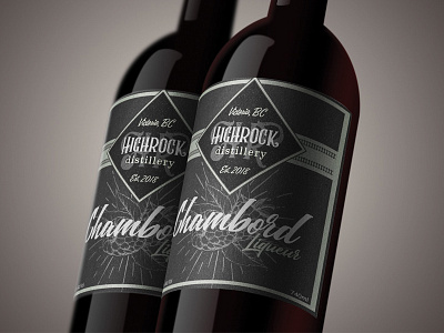 Label Design: Highrock Distillery, Chambord Liqueur