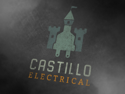 Logo Design: Castillo Electrical branding castle electrical jesse ladret logo logo design malcontent creative typeography victoria bc