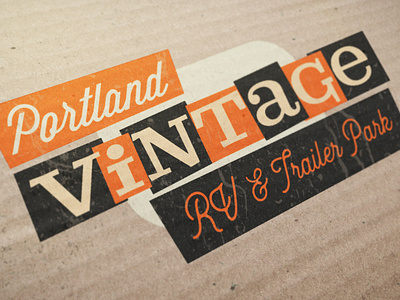 Logo Design: Portland Vintage RV & Trailer Park