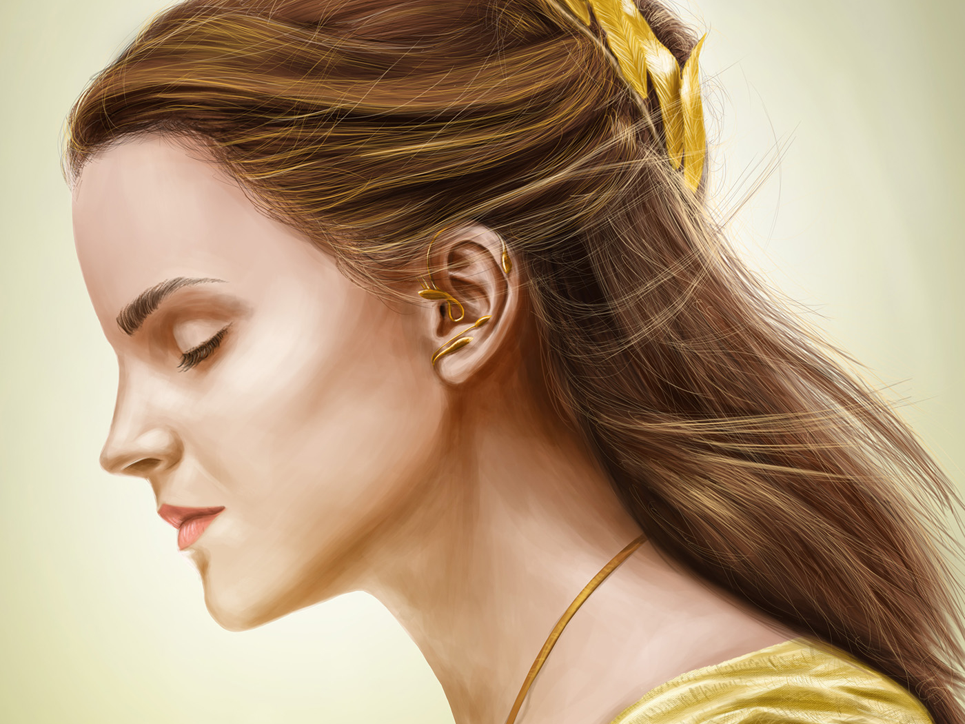 Emma Watson | Digital Painting by Vishnu Narayanan on Dribbble