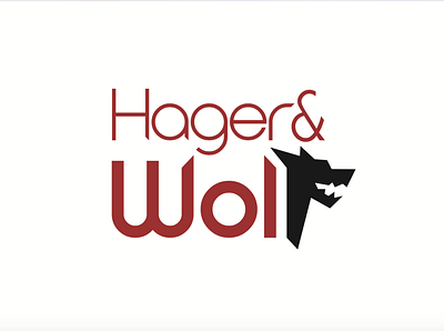 Hager & Wolf Logo logo logodesign