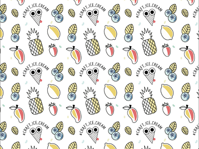 Ice cream pattern